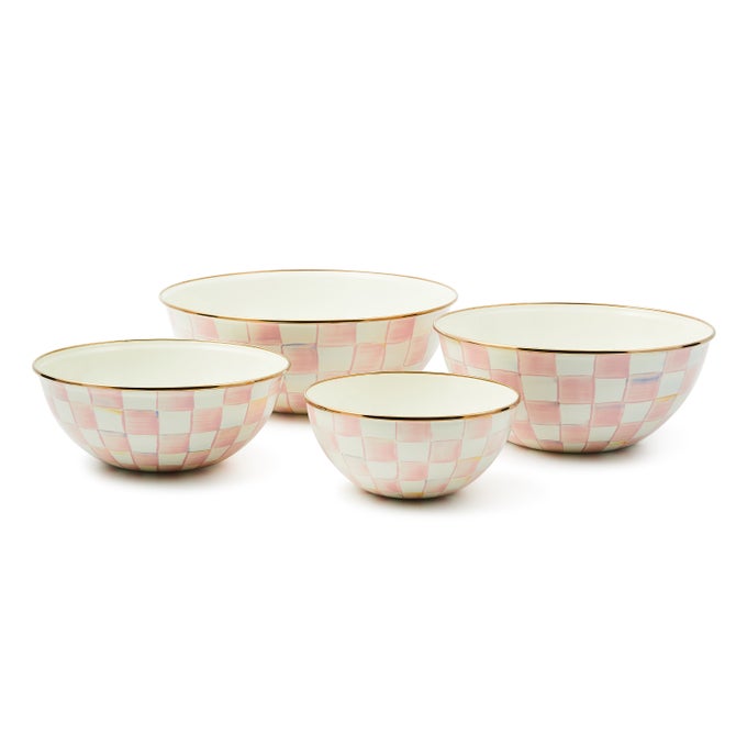 Rosy Check Enamel Everyday Bowl image number 9