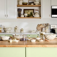 Mocha Check Enamel Everyday Bowl