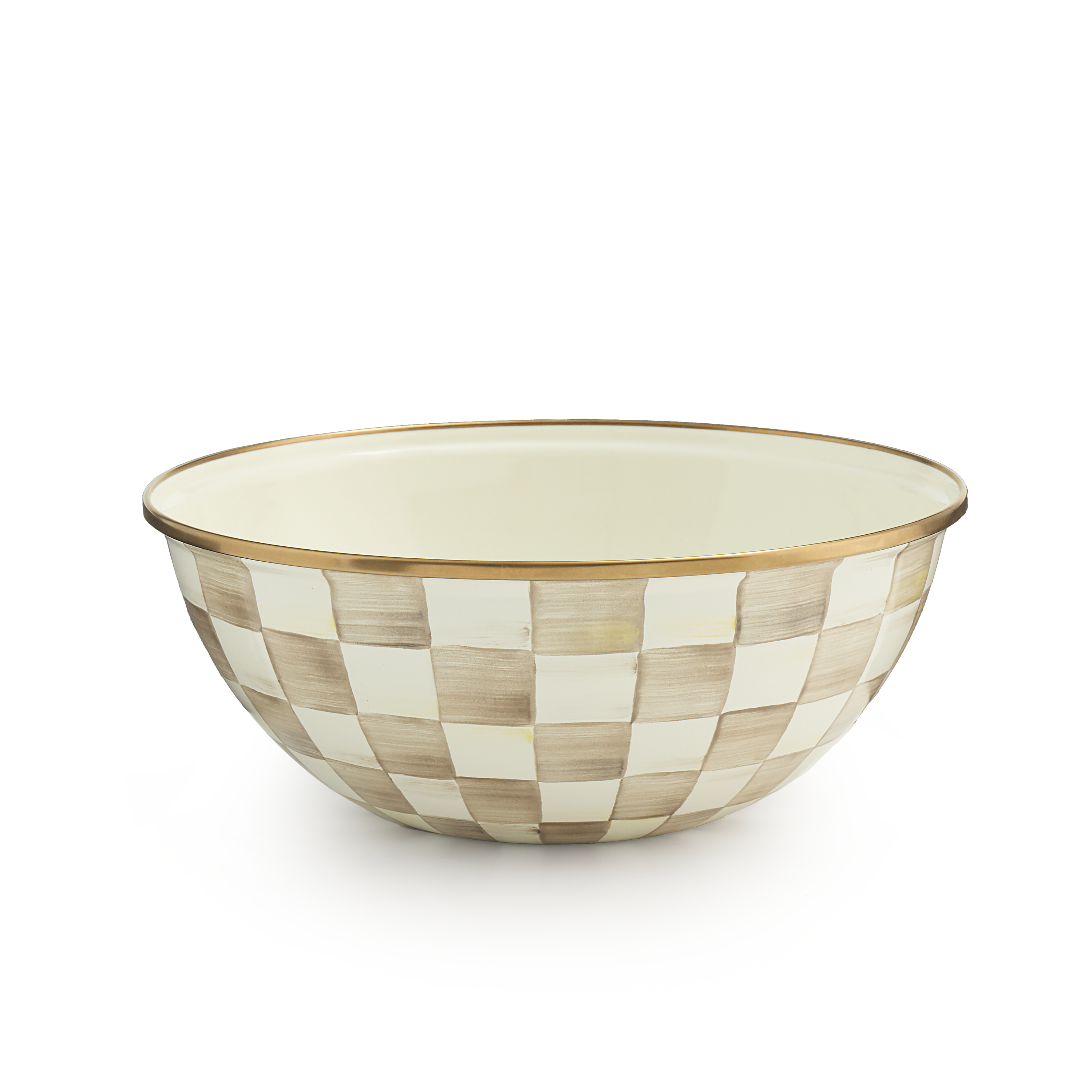Mocha Check Medium Everyday Bowl