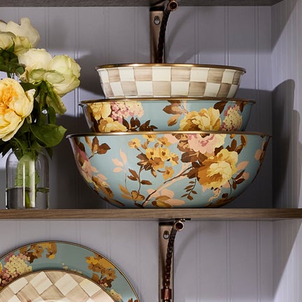 Wild Rose Slate Large Everyday Bowl