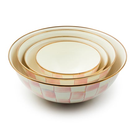Rosy Check Large Everyday Bowl