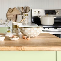 Mocha Check Large Everyday Bowl