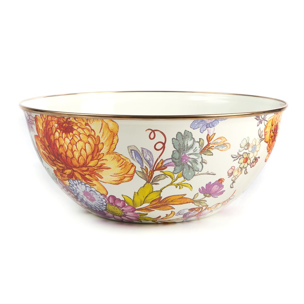 White Flower Market Large Everyday Bowl mackenzie-childs Panama imagen 1
