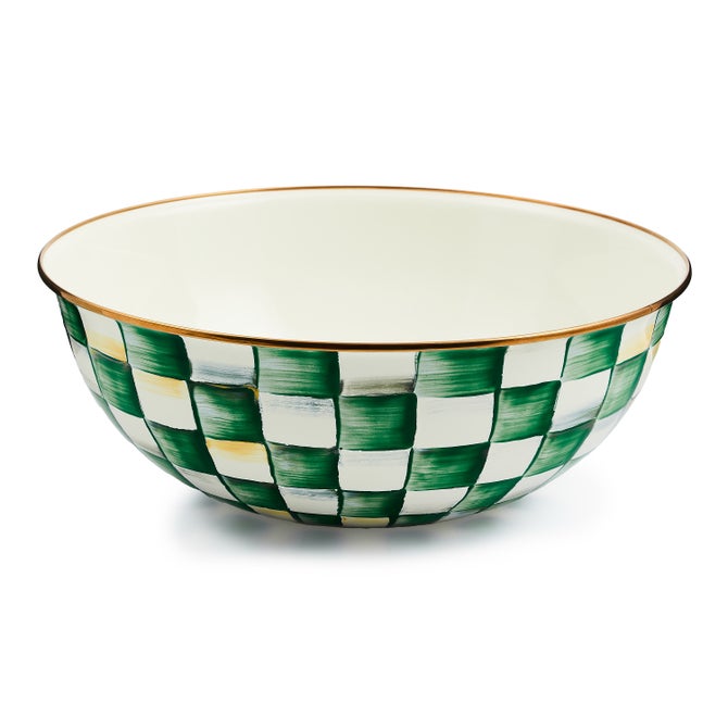 Emerald Check Extra Large Everyday Bowl image number 0