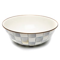 Sterling Check Enamel Everyday Bowl