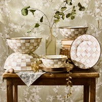 Mocha Check Extra Large Everyday Bowl