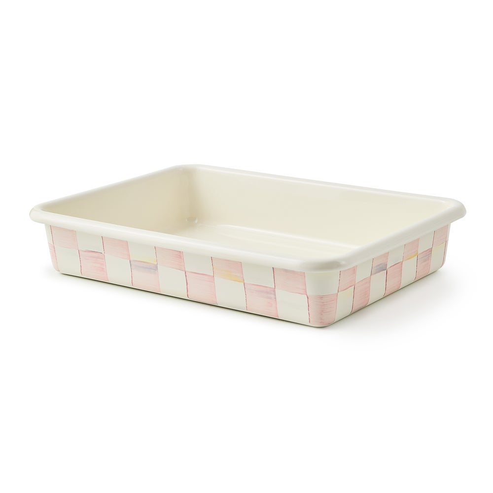 Check Baking Pan - Rosy Check, 9