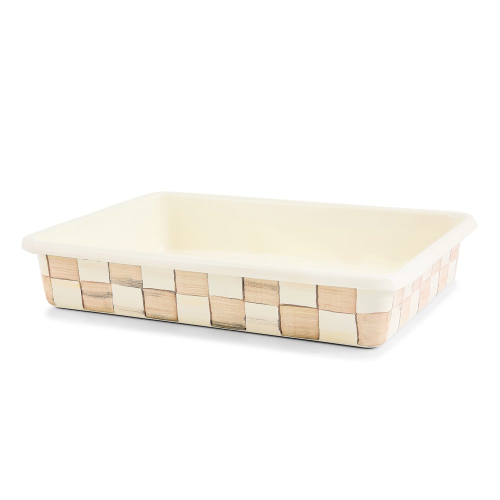 Check Baking Pan - Mocha Check, 9