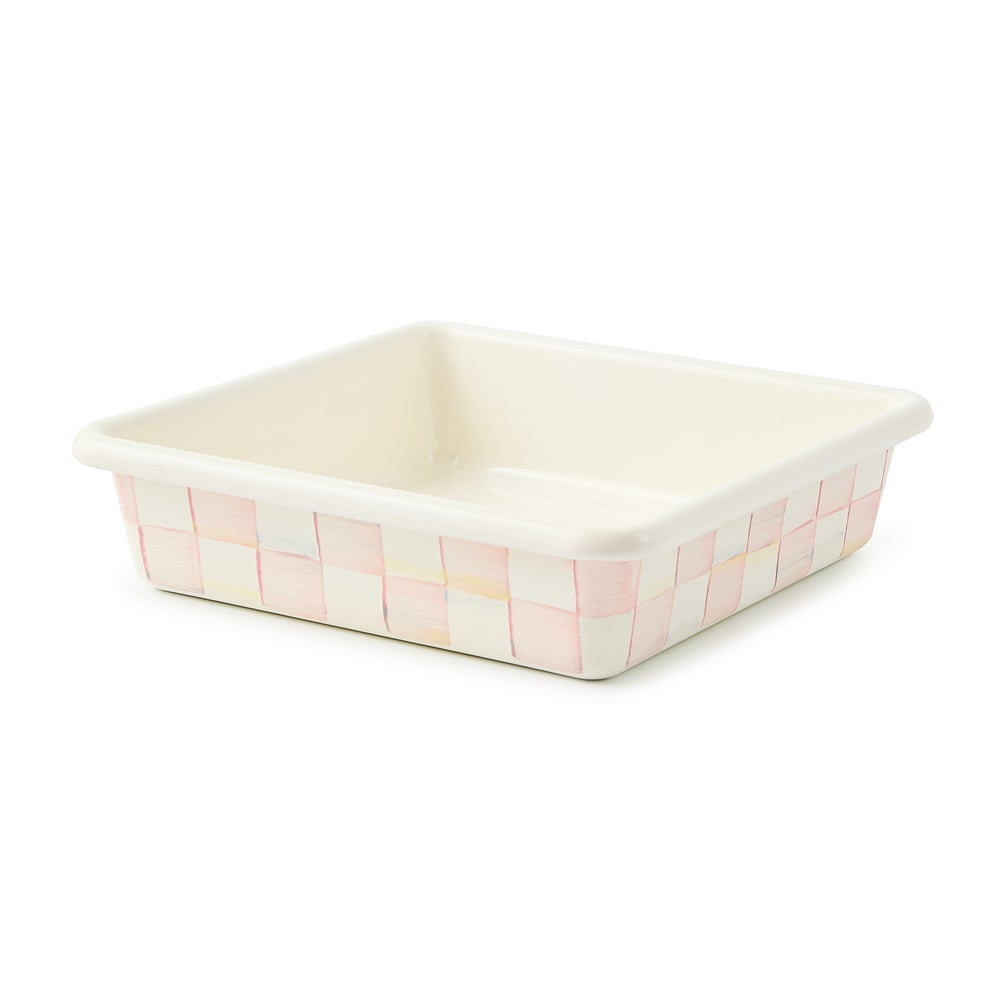 Check Baking Pan - Rosy Check, 8