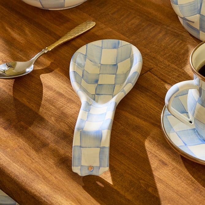 Sky Check Spoon Rest image number 1
