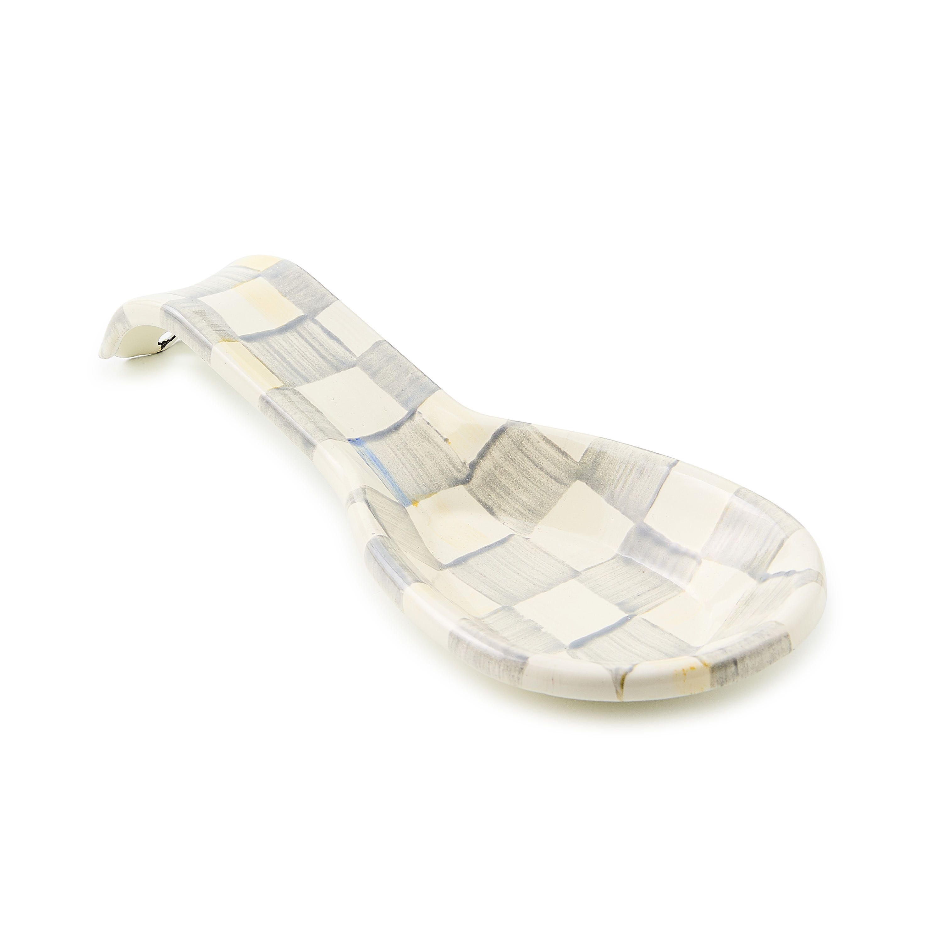 MacKenzie-Childs | Sterling Check Spoon Rest