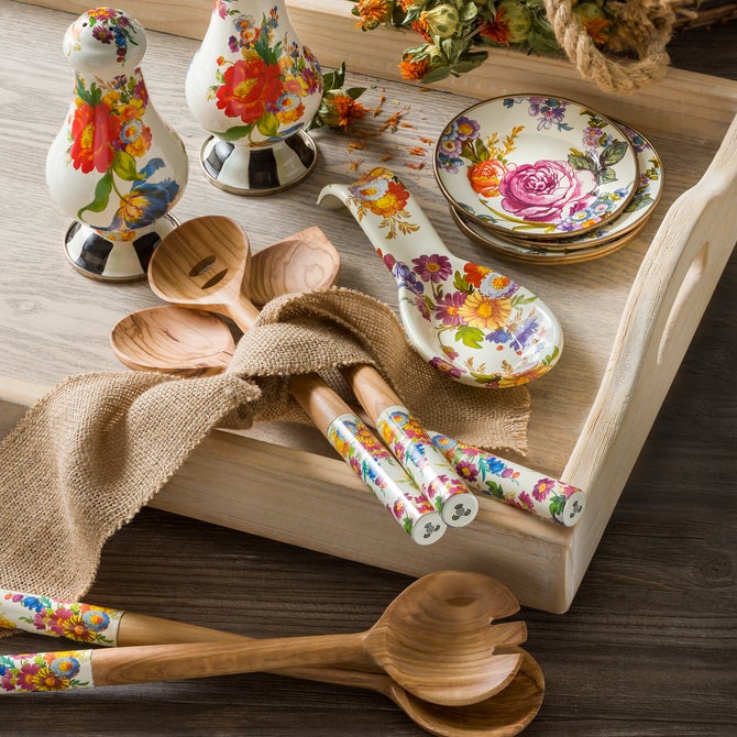 White Flower Market Spoon Rest image number 5