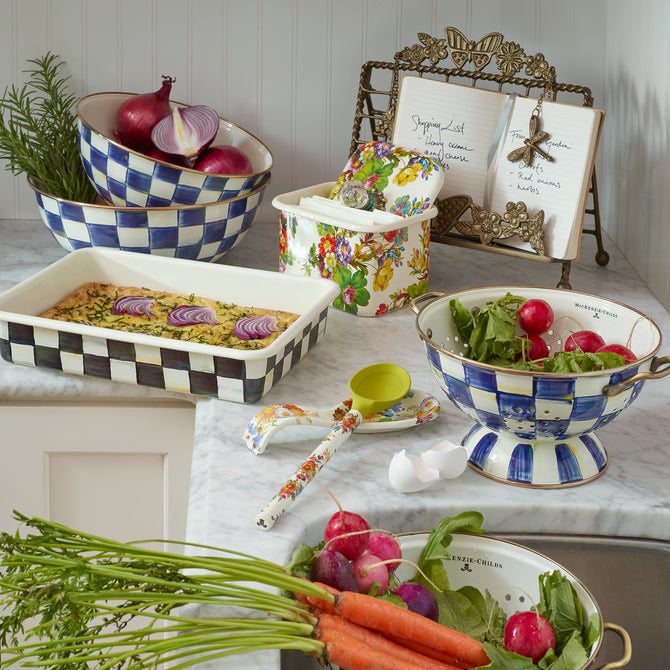 White Flower Market Spoon Rest image number 3