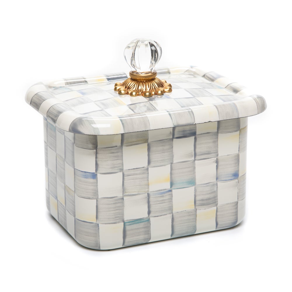 Recipe Box - Sterling Check mackenzie-childs Panama imagen 1