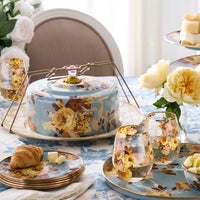 Wild Rose Slate Cake Carrier