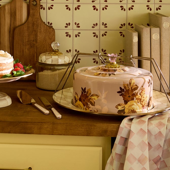 Wild Rose Mauve Cake Carrier image number 3