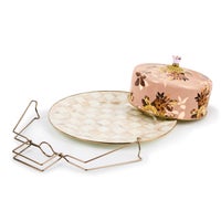 Wild Rose Mauve Cake Carrier