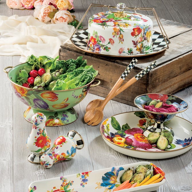 White Flower Market Cake Carrier image number 1