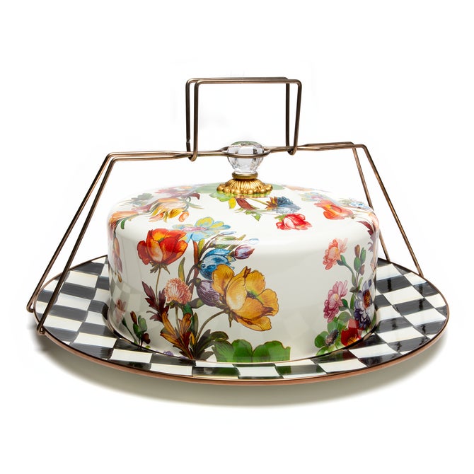 White Flower Market Cake Carrier image number 0