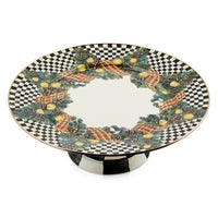 Evergreen Enamel Pedestal Platter - Large