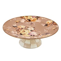 Wild Rose Mauve Large Pedestal Platter