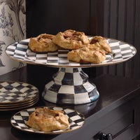 Courtly Check Large Pedestal Platter