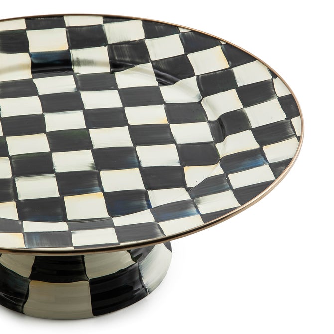 Courtly Check Large Pedestal Platter image number 13