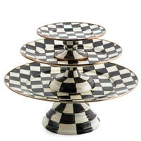 Courtly Check Large Pedestal Platter