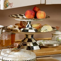 Courtly Check Small Pedestal Platter