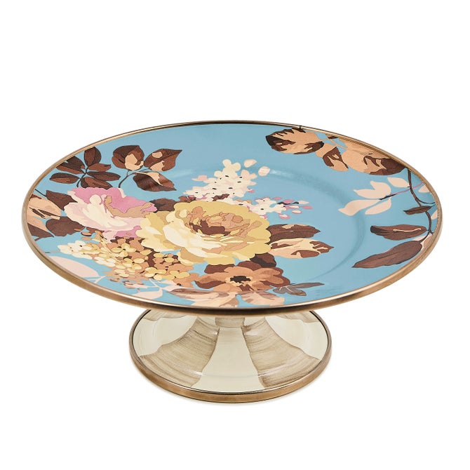 Wild Rose Slate Mini Pedestal Platter image number 3