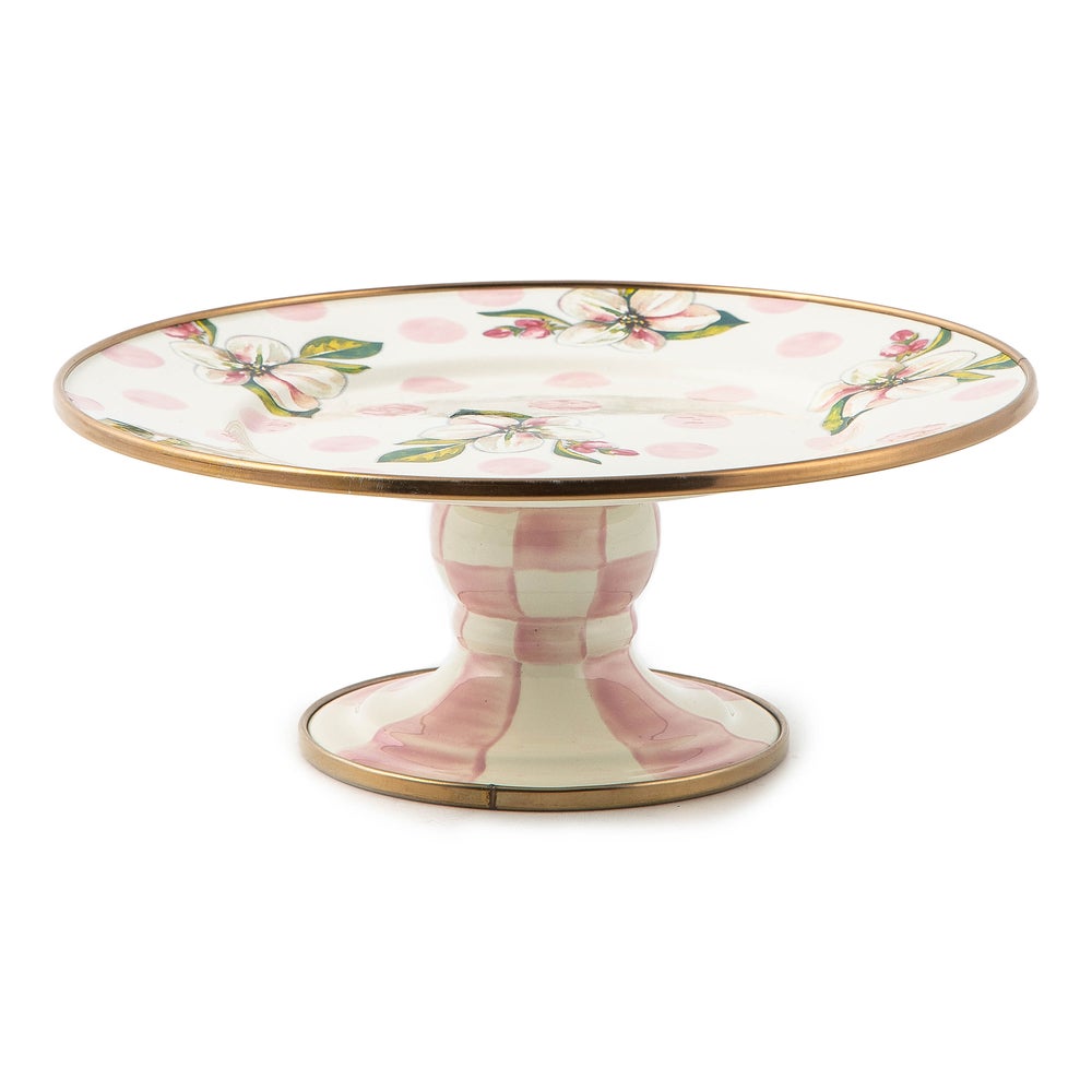 Floral Pedestal Platter - Wildflowers Pink, Mini mackenzie-childs Panama imagen 1