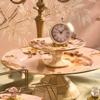 Wild Rose Mauve Mini Pedestal Platter