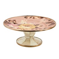 Wild Rose Mauve Mini Pedestal Platter