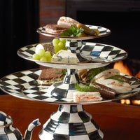Courtly Check Mini Pedestal Platter