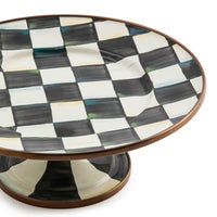 Courtly Check Mini Pedestal Platter