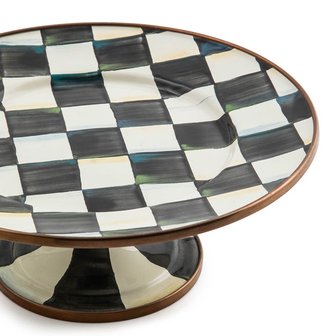 Courtly Check Mini Pedestal Platter image number 14