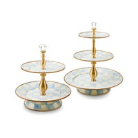 Sky Check Two Tier Sweet Stand