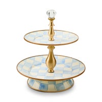 Sky Check Two Tier Sweet Stand