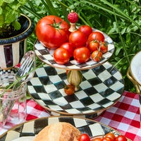 Courtly Check Two Tier Sweet Stand