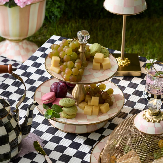 Rosy Check Two Tier Sweet Stand image number 5