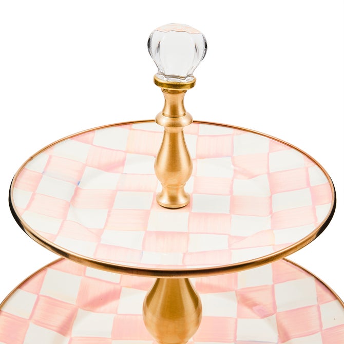 Rosy Check Two Tier Sweet Stand image number 2