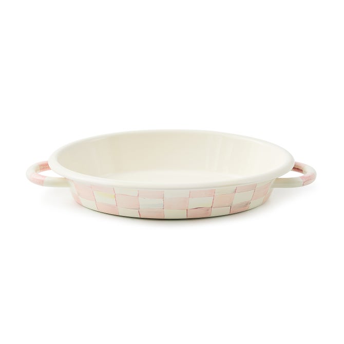 Rosy Check Medium Oval Gratin Dish image number 0