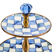 Royal Check Three Tier Sweet Stand