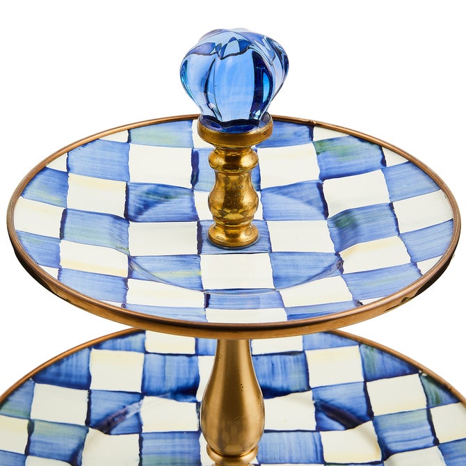 Royal Check Three Tier Sweet Stand image number 2