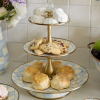 Sky Check Three Tier Sweet Stand