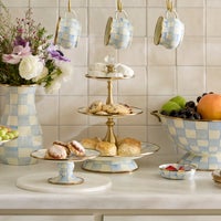 Sky Check Three Tier Sweet Stand