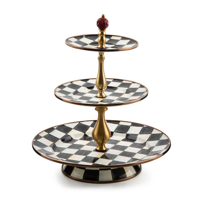 Courtly Check Three Tier Sweet Stand image number 0