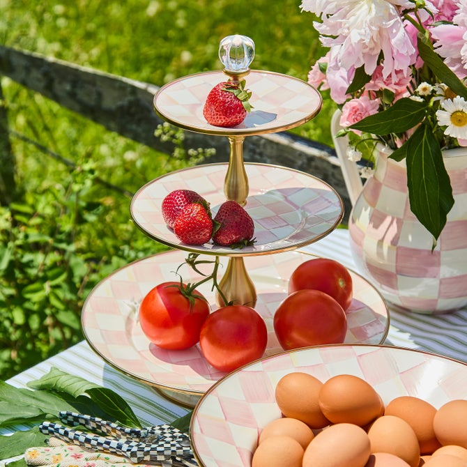 Rosy Check Three Tier Sweet Stand image number 4