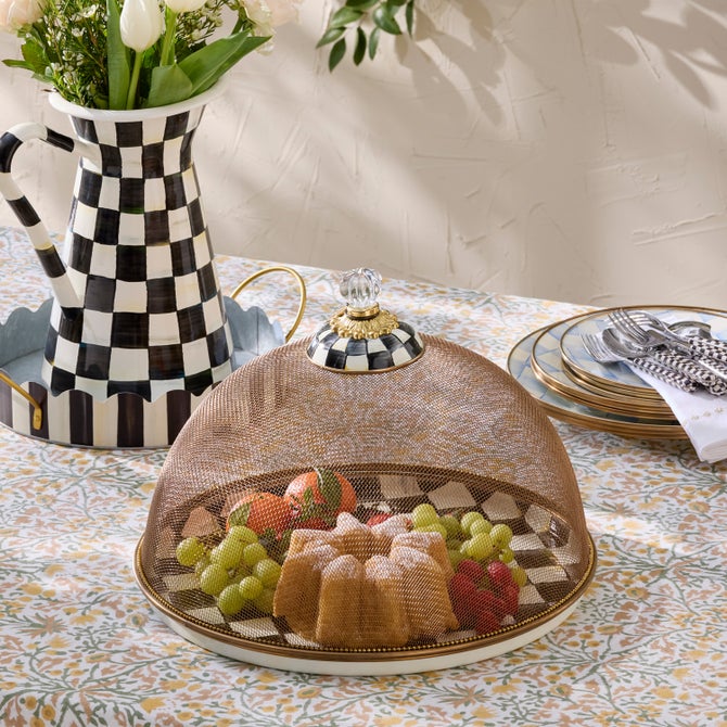Courtly Check Large Mesh Dome image number 7