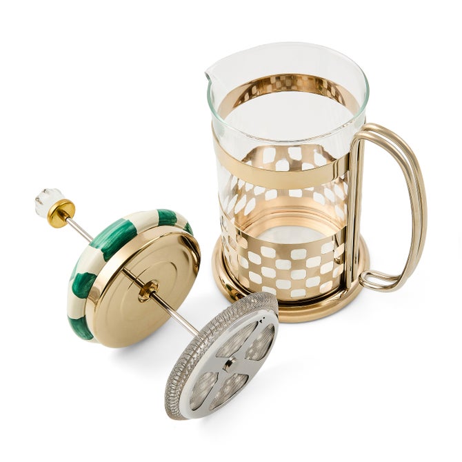 Emerald Check French Press image number 2